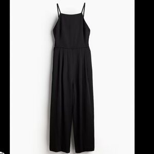 H&M Black Jumpsuit with Spaghetti Straps